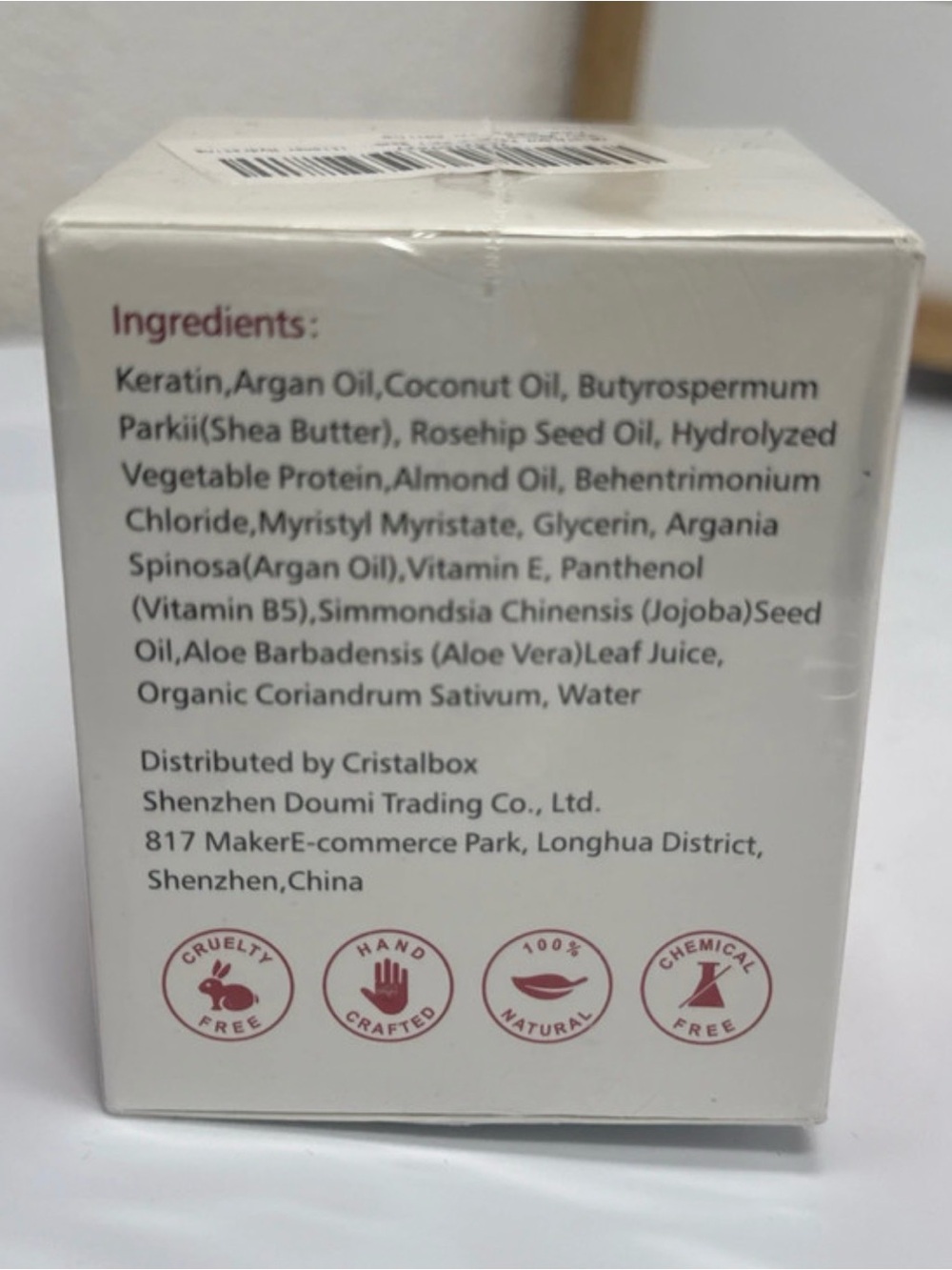 Keratin Hair Mask Deep Conditioner - Red Packaging - Picture 2 of 4